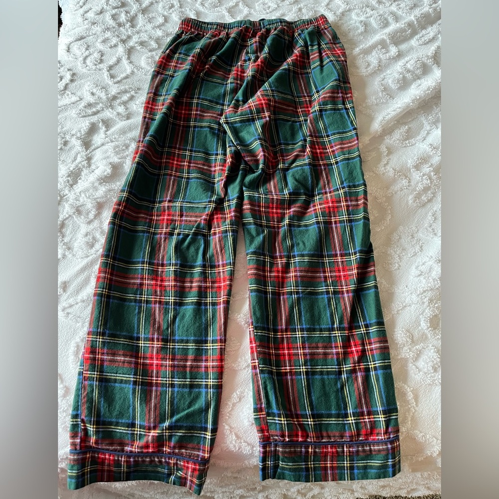 Petite Plume Brushed Twill Pajama Set Kensington Tartan - Picture 7 of 8
